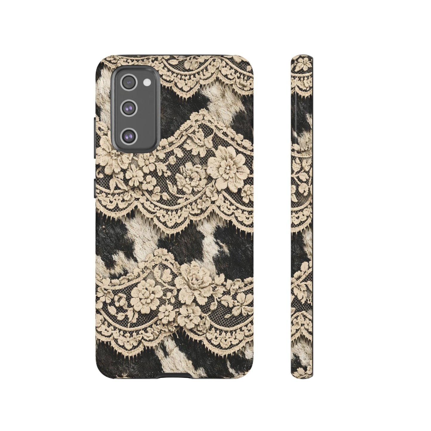 Cowhide Lace Tough Case