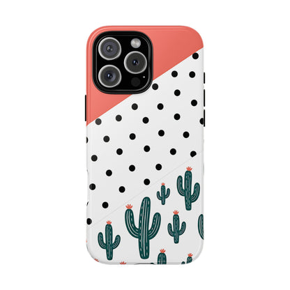 Polka Dot Cactus Tough Case