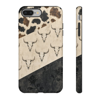 Bull Skull Rose Tough Case