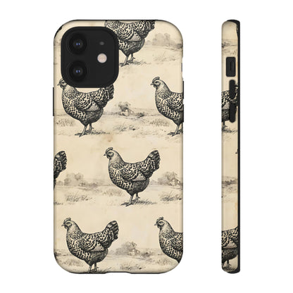 Vintage Chickens Tough Case