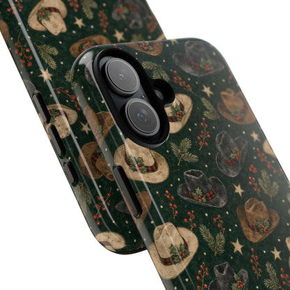 Plaid Band Hats Tough Case