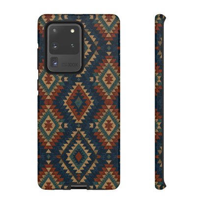 Navy Aztec Tough Case