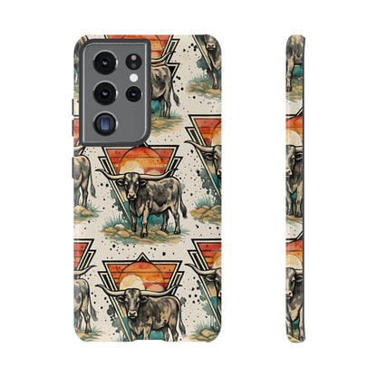 Retro Longhorn Tough Case