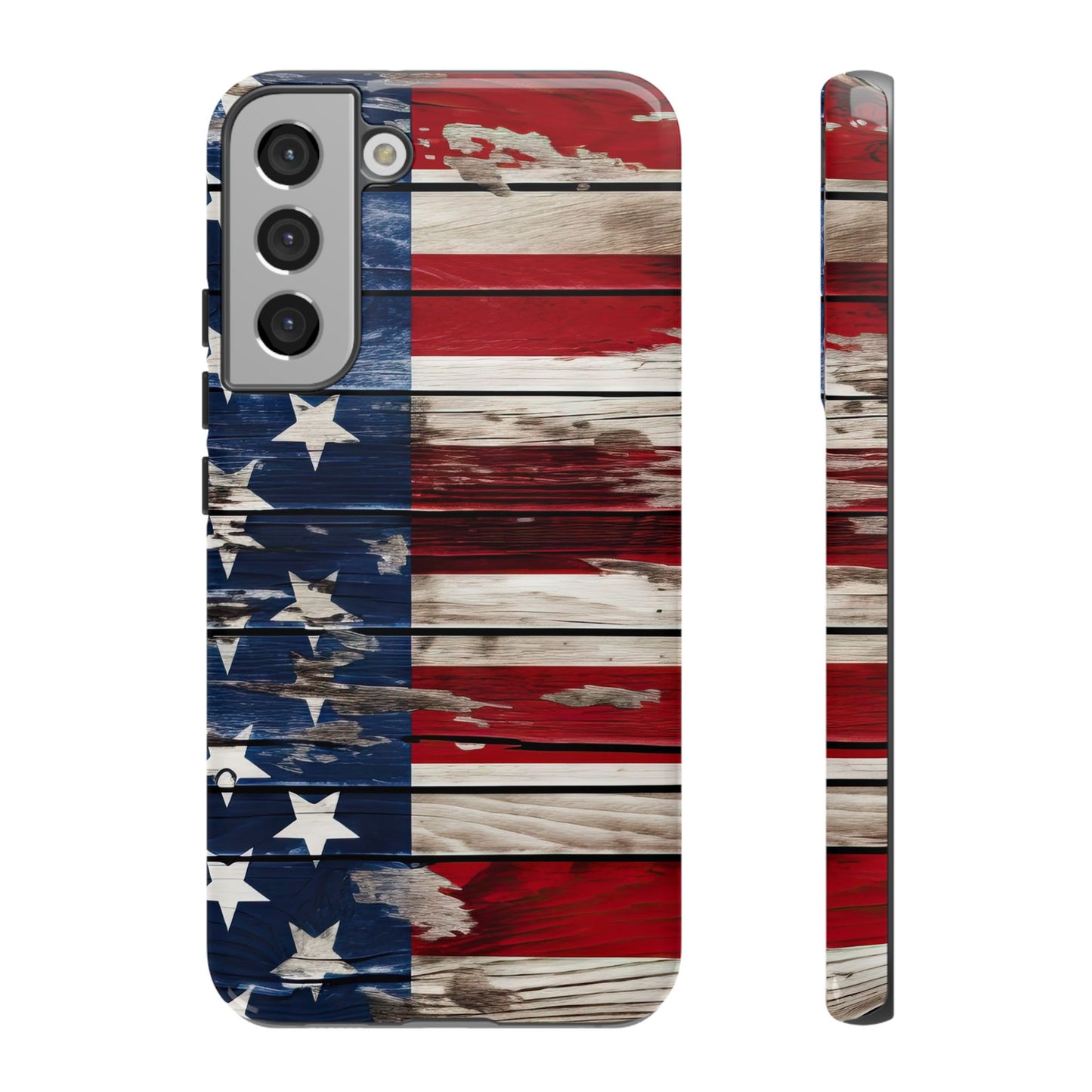 Wood Stars Stripes Tough Case