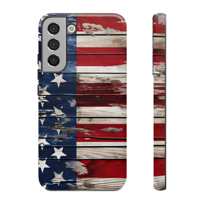 Wood Stars Stripes Tough Case