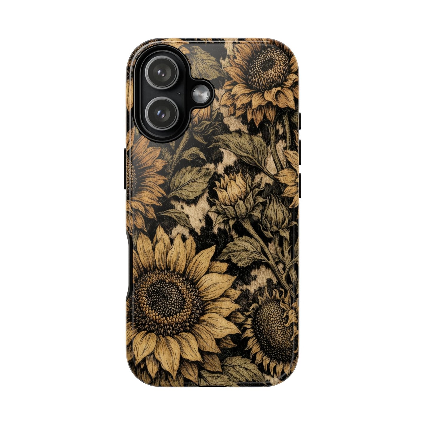 Cowhide Sunflowers Tough Case