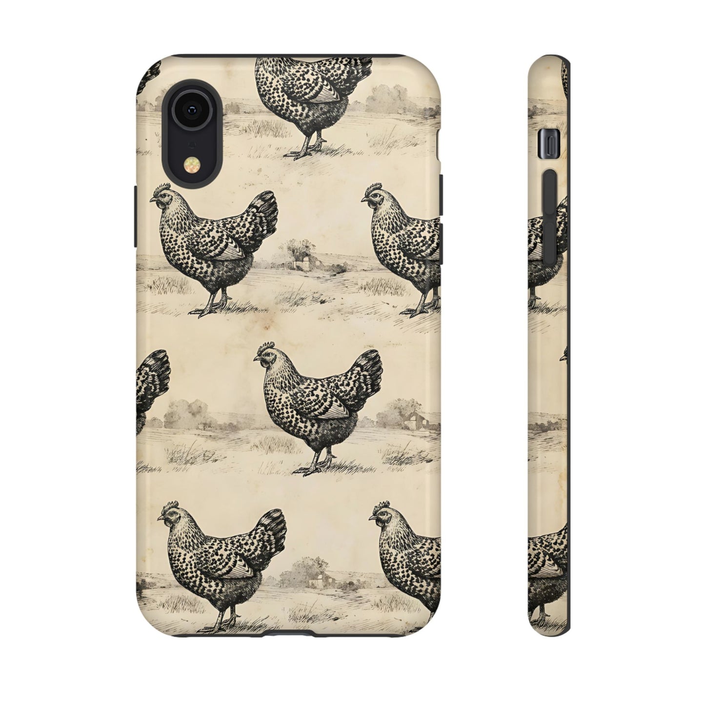 Vintage Chickens Tough Case