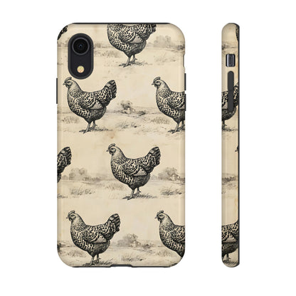 Vintage Chickens Tough Case
