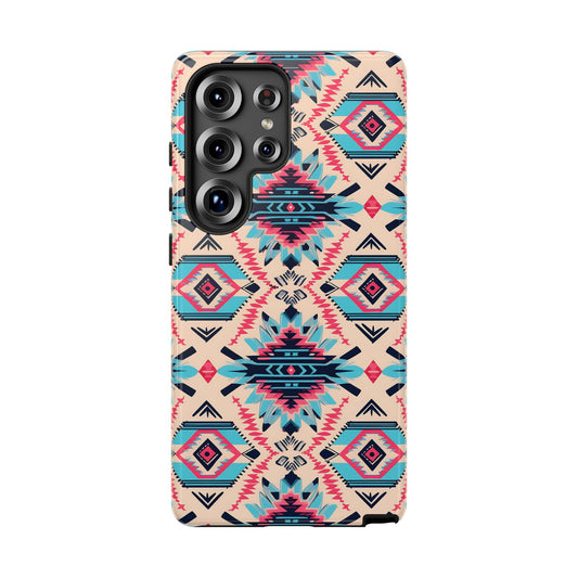Pink Blue Aztec Phone Case