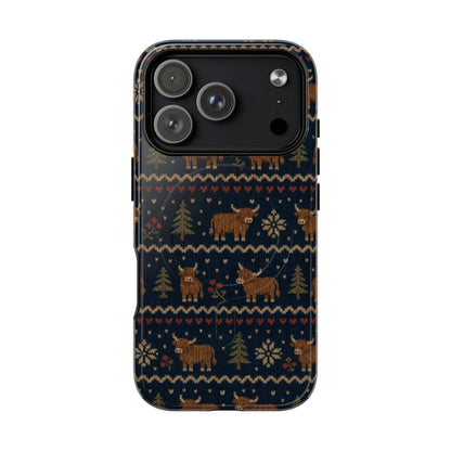 Highland Cow Sweater Magnetic Case