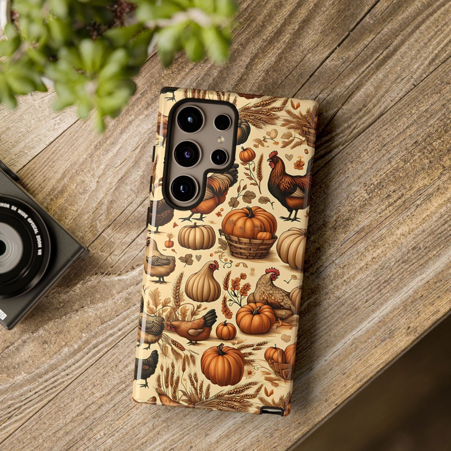 Fall Chickens Phone Case