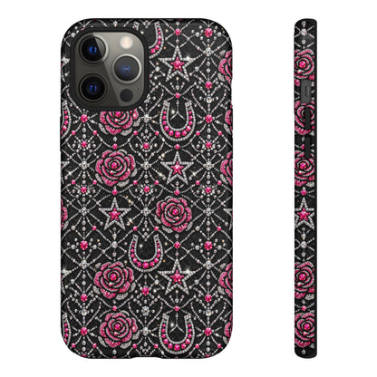 Rhinestone Rose Tough Case