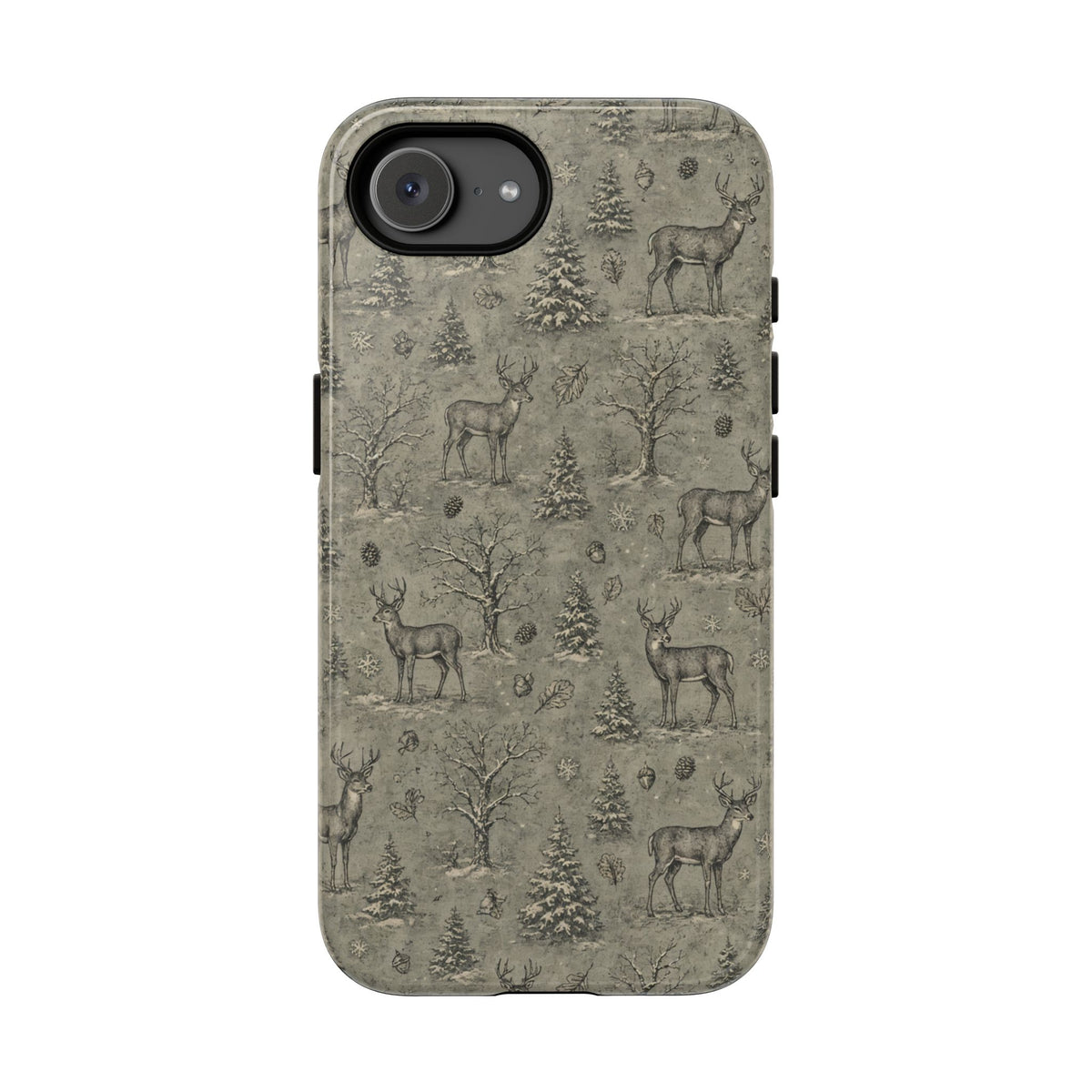 Etched Winter Buck Tough Case