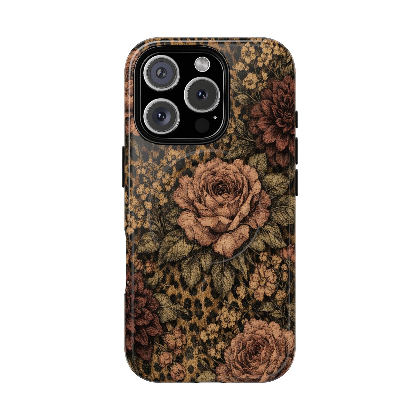 Leopard Bloom Magnetic Case