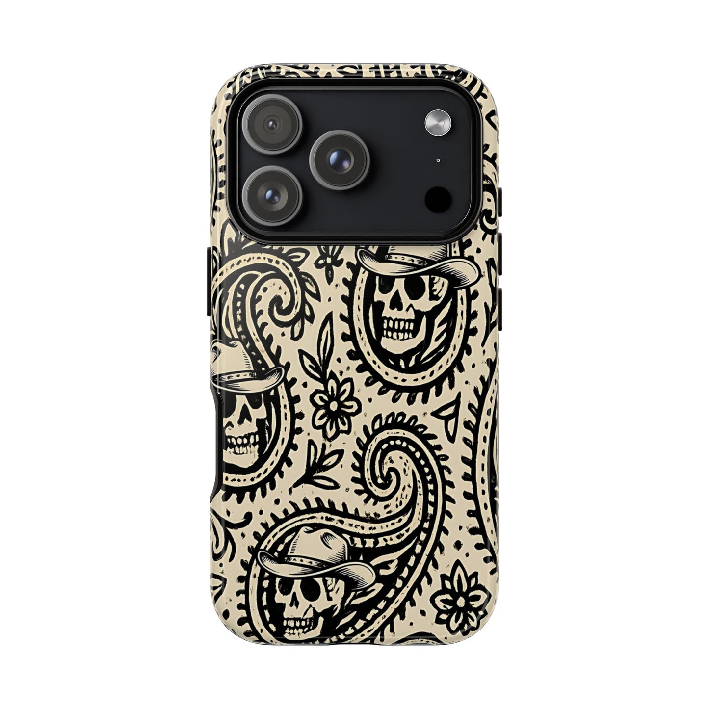Cowboy Skull Paisley Tough Case
