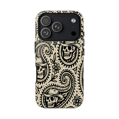 Cowboy Skull Paisley Tough Case