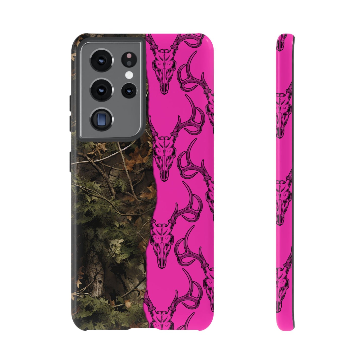 Camo Deer Skulls Pink Tough Case