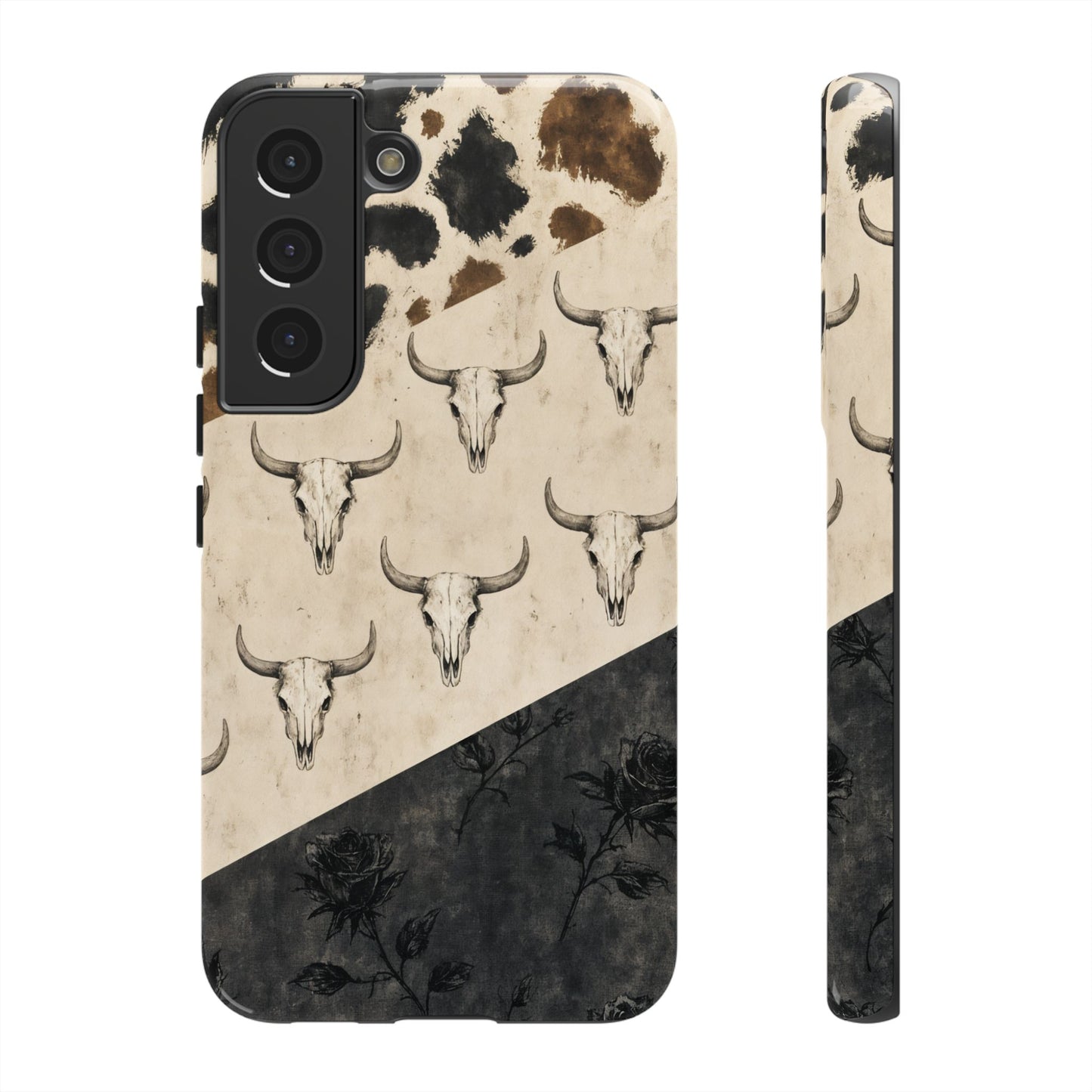 Bull Skull Rose Tough Case