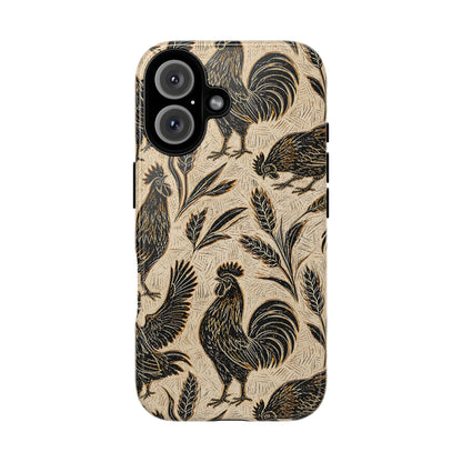 Carved Rooster Tough Case