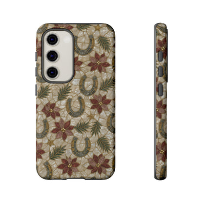 Pearl Horseshoe Poinsettia Tough Case