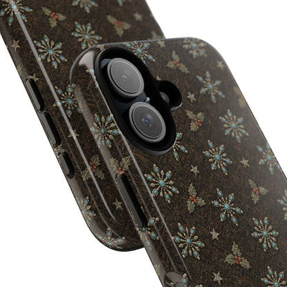 Squash Blossom Snowflakes Tough Case