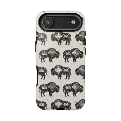 Aztec Buffalo Tough Phone Case