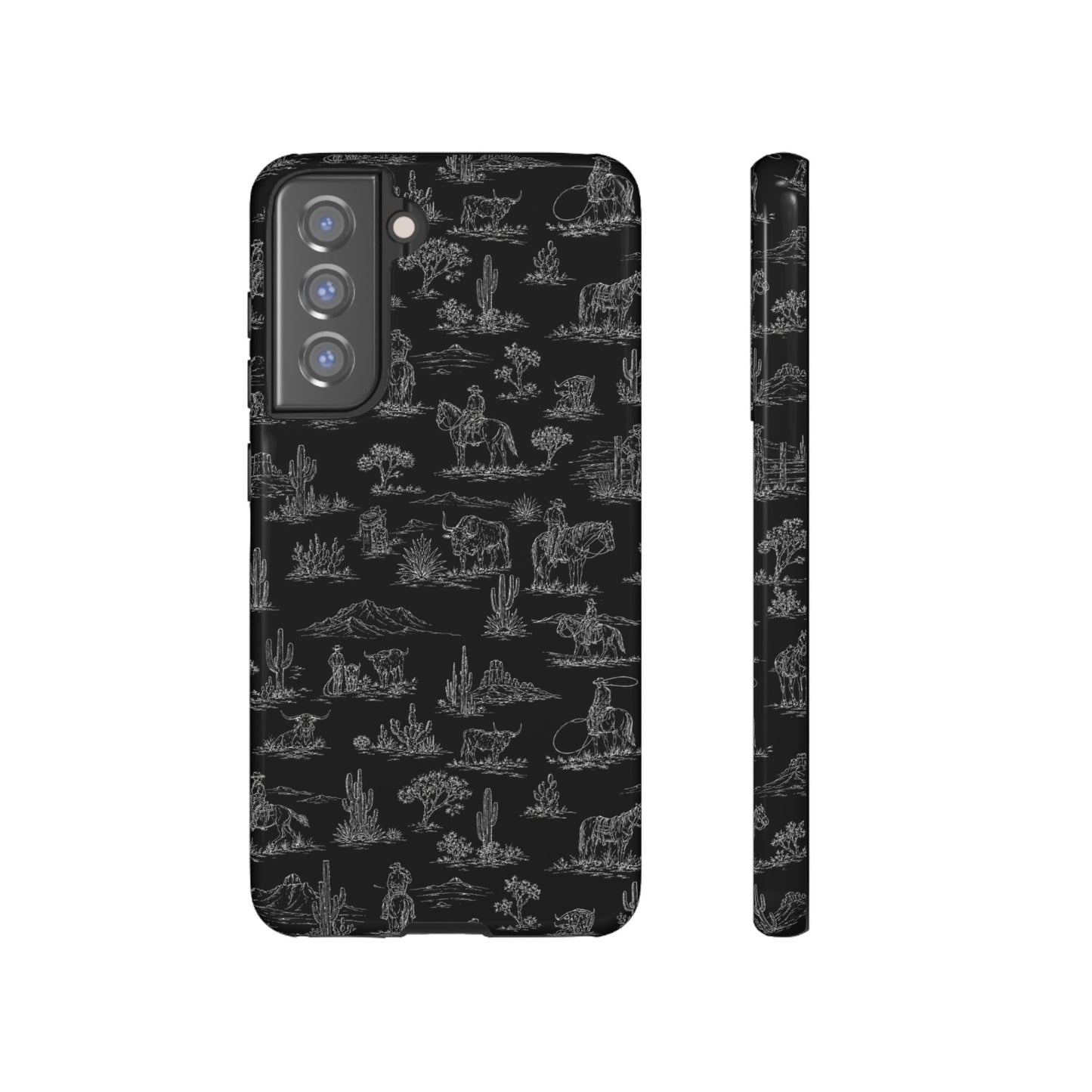 Midnight Toile Tough Case