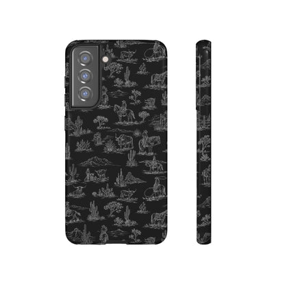 Midnight Toile Tough Case