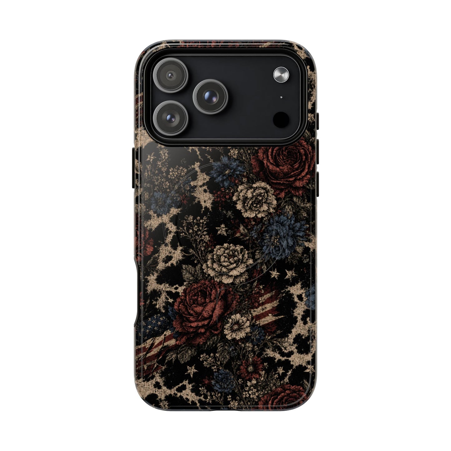 USA Cowhide Bloom Magnetic Case