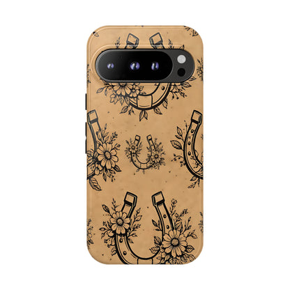 Floral Horseshoes Tough Case