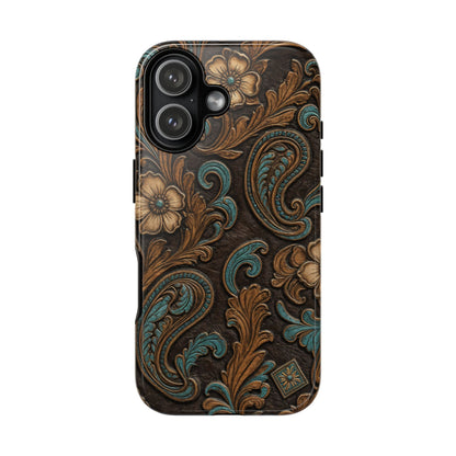 Tooled Paisley Tough Case