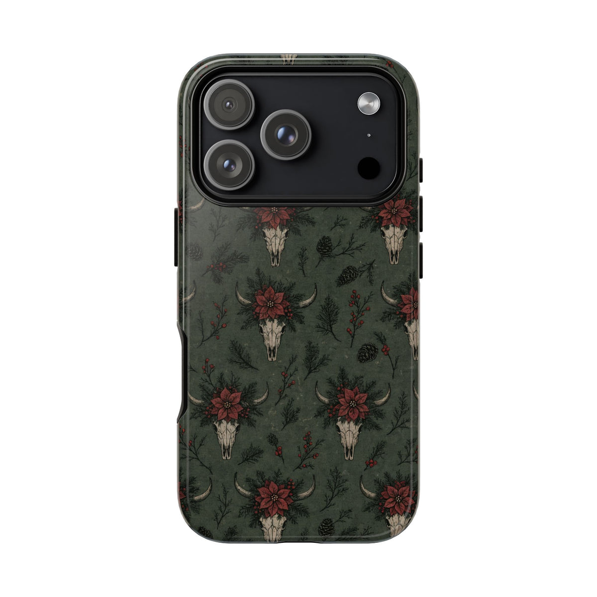 Inked Christmas Skull Tough Case