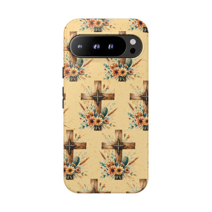 Floral Crosses Tough Case