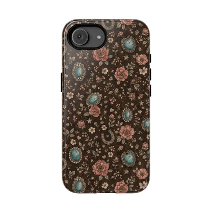 Turquoise Roses Tough Case