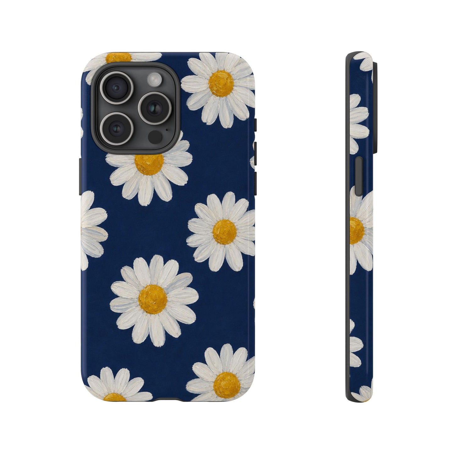 Navy Daisy Tough Case