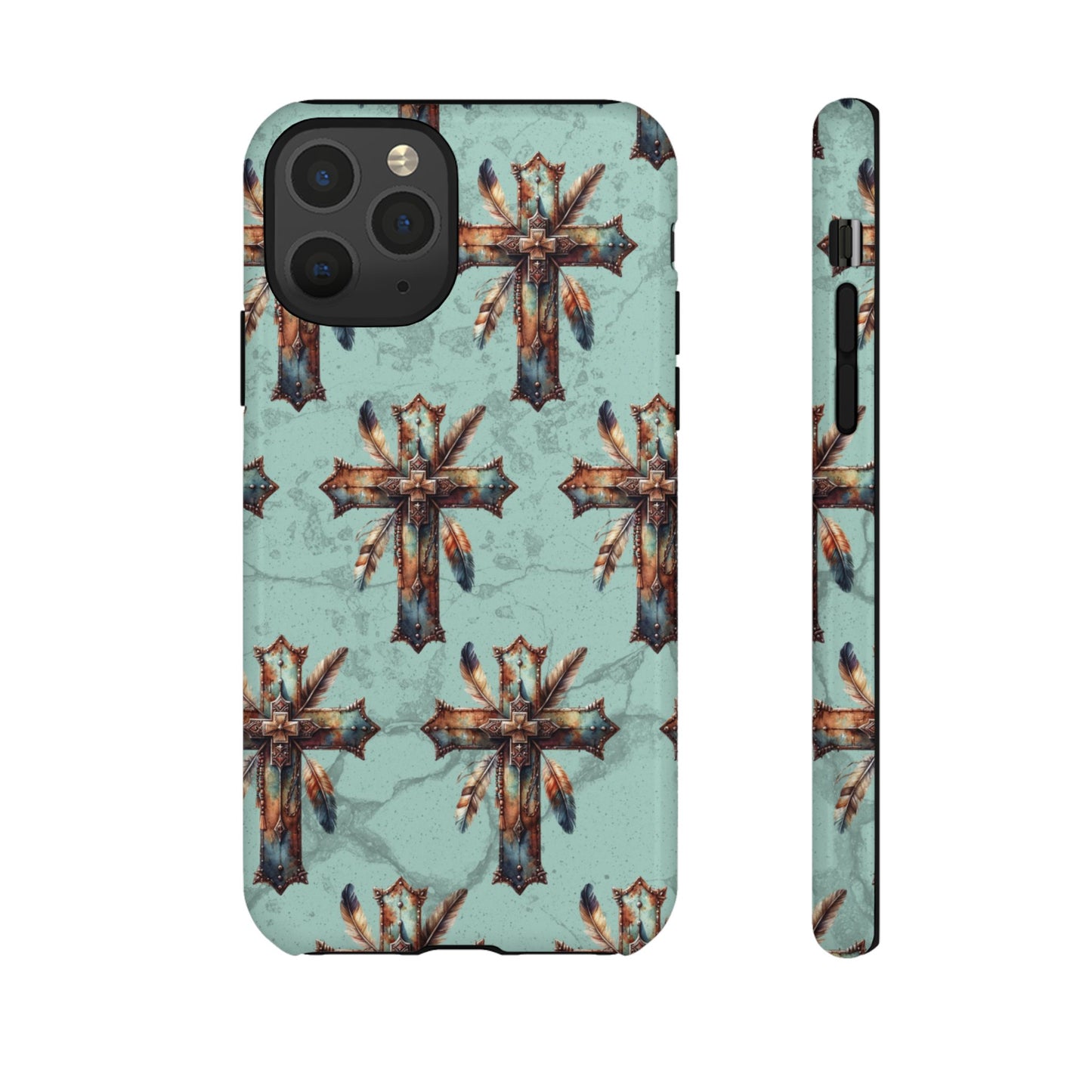 Crosses And Feathers Tough Case