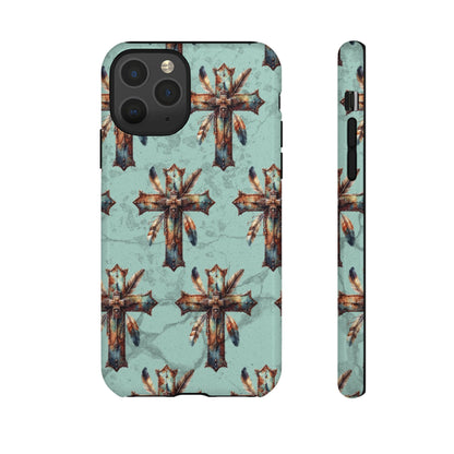 Crosses And Feathers Tough Case