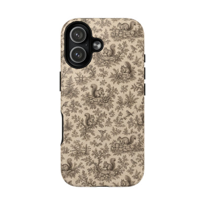 Squirrel Toile Magnetic Case