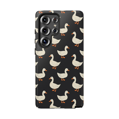 White Ducks Tough Phone Case