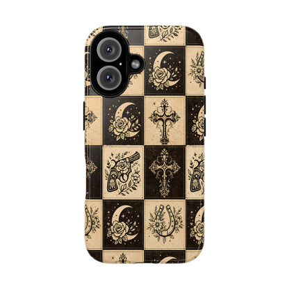 Western Patchwork Icons Tough Case