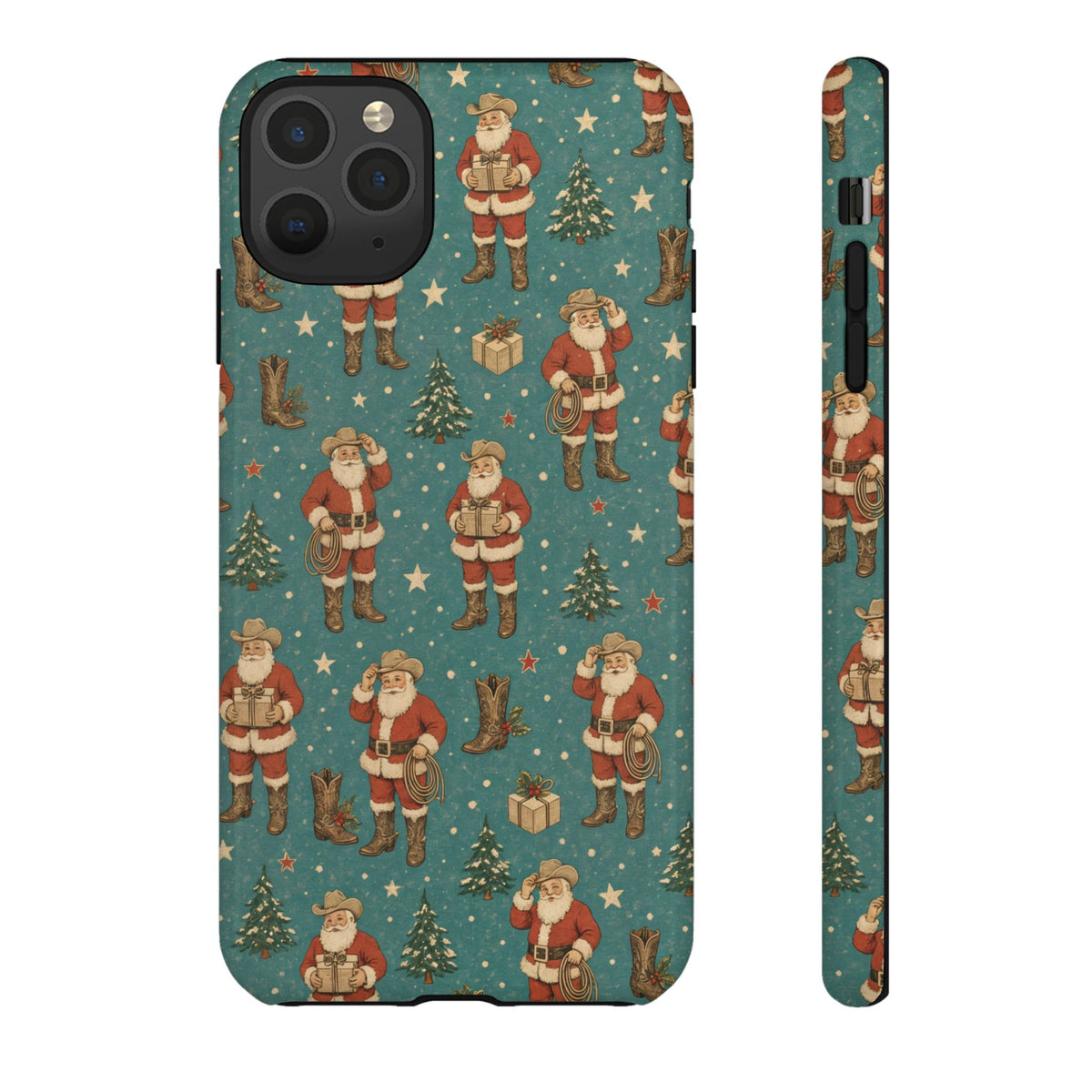 Retro Cowboy Santa Tough Case