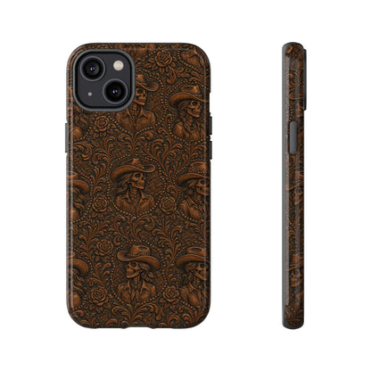 Tooled Skeleton Cowgirl Tough Case