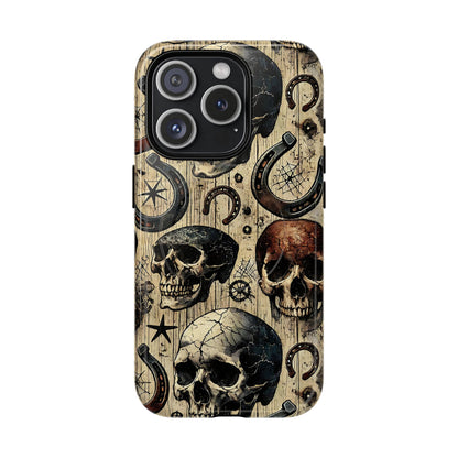 Skulls and Horseshoes Magnetic Case