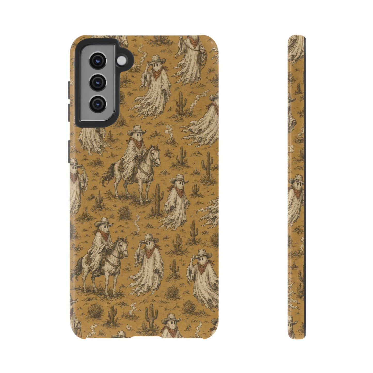 Ghost Cowboy Toile Tough Case