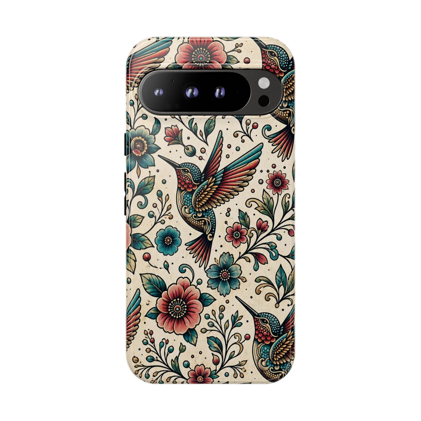 Retro Hummingbird Tough Case