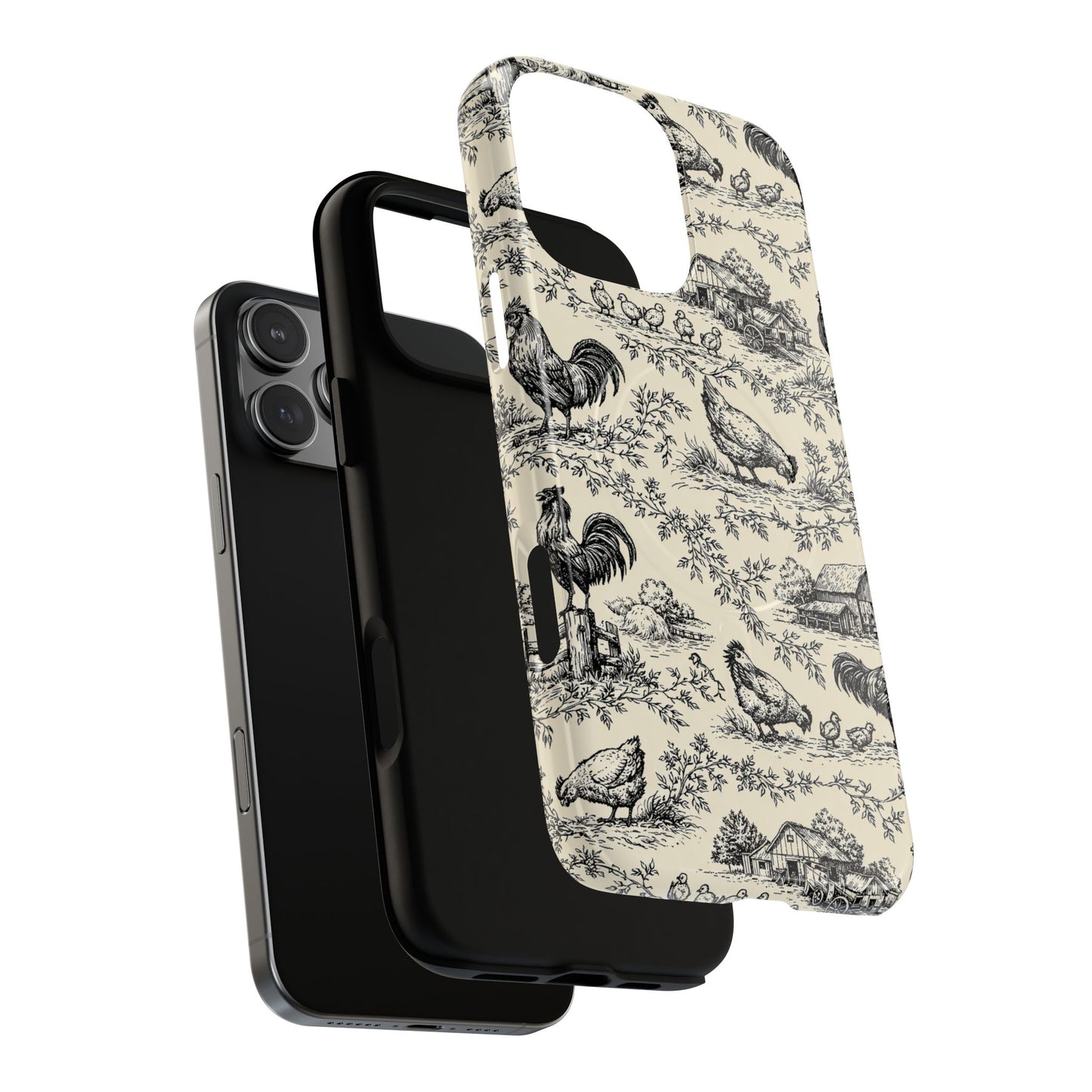 Toile Chickens Magnetic Case