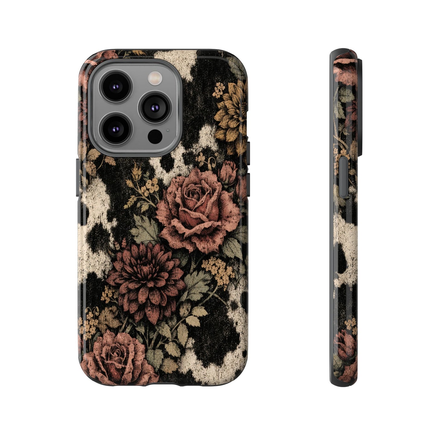 Cowhide Bloom Tough Case