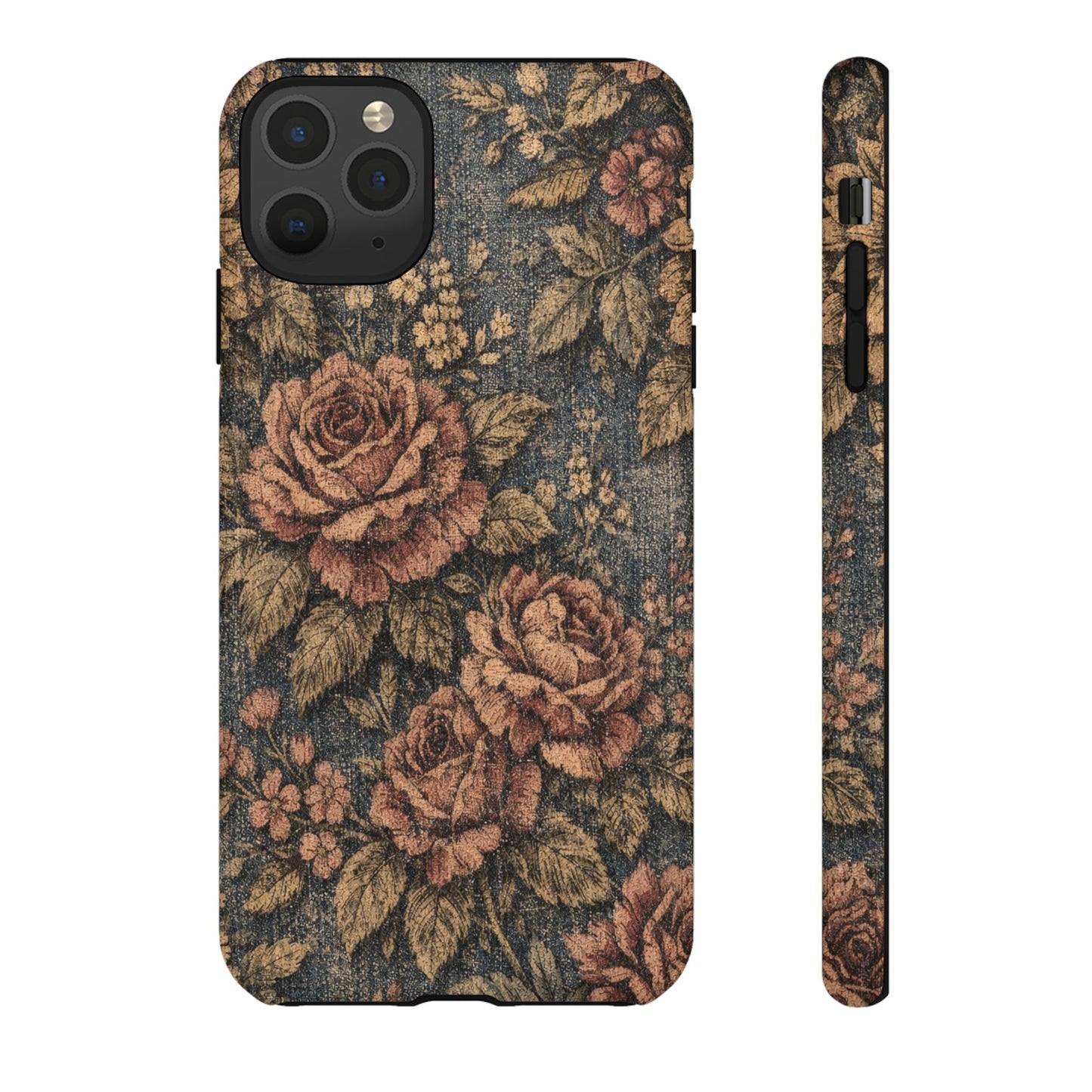 Denim Blooms Tough Case