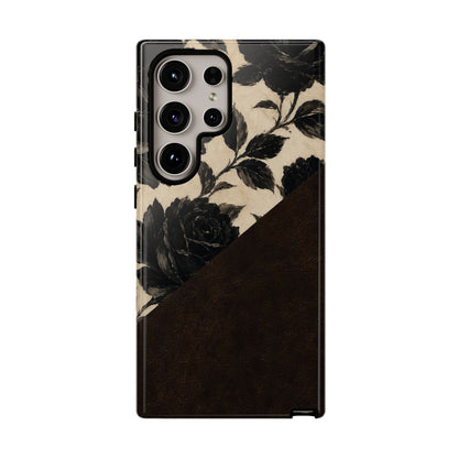 Rose Leather Tough Case