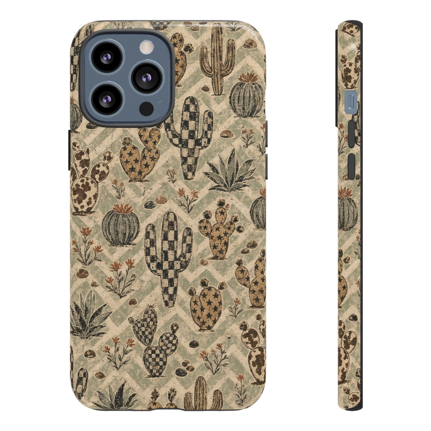Checkered Cactus Tough Case